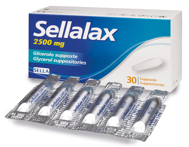 SELLALAX 2500MG SUPPOSTE GLICEROLO 30 PEZZI - farmasconti.eu