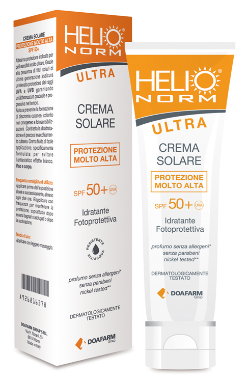 HELIO NORM ULTRA CREMA SOLARE SPF 50+ 100 ML - farmasconti.eu