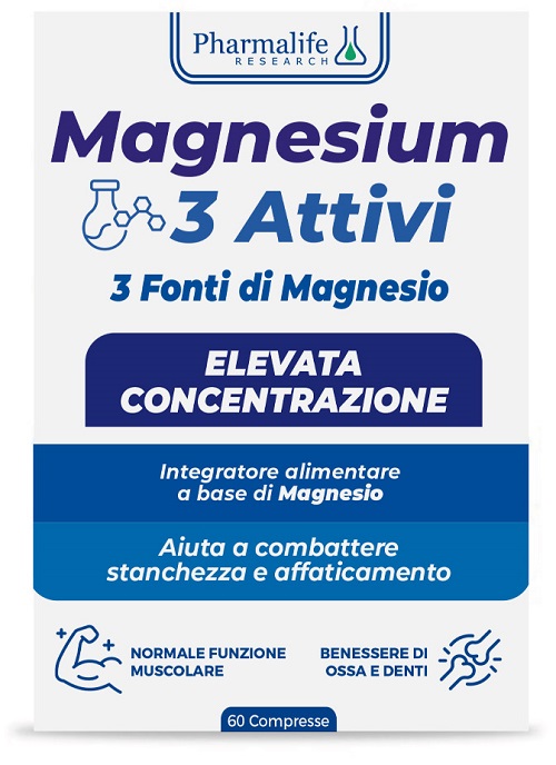 MAGNESIUM 3 ATTIVI 60 COMPRESSE - farmasconti.eu