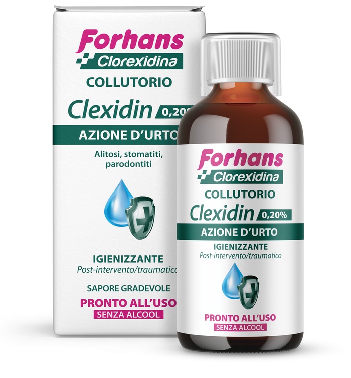 FORHANS CLEXIDIN 0,20 SENZA ALCOOL 200 ML - farmasconti.eu
