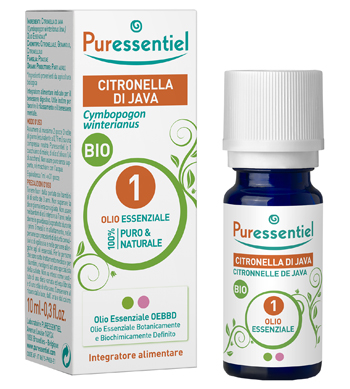 PURESSENTIEL CITRONELLA OLIO ESSENZIALE BIO 10 ML - farmasconti.eu