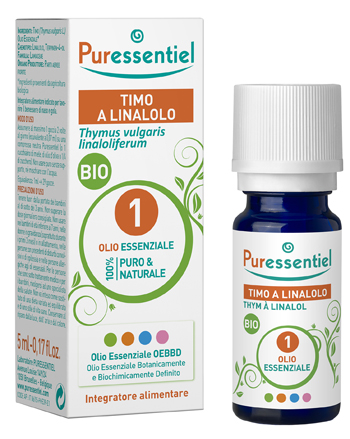 PURESSENTIEL TIMO A LINALOLO OLIO ESSENZIALE BIO 5 ML - farmasconti.eu