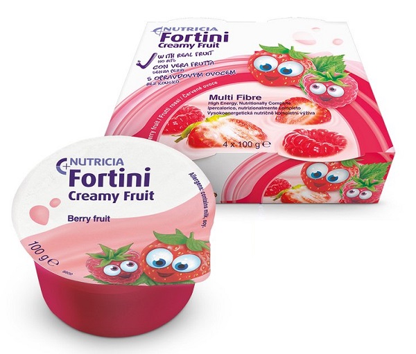 FORTINI CREAMY FRUIT MULTI FIBRE FRUTTI ROSSI 4X100 G - farmasconti.eu