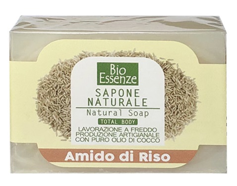 BIO ESSENZE SAPONE NATURALE AMIDO DI RISO 100 G - farmasconti.eu
