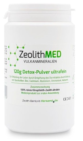 ZEOLITHMED MINERALI VULCANICI DETOX POLVERE ULTRAFINE 120 G - farmasconti.eu