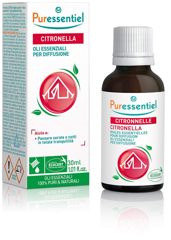 MISCELA CITRONELLA PER DIFFUSIONE 30 ML ECOCERT - farmasconti.eu