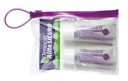 CLINODENT GEL DENTIFRICIO ALITO SICURO 2 TUBETTI DA 20 ML - farmasconti.eu