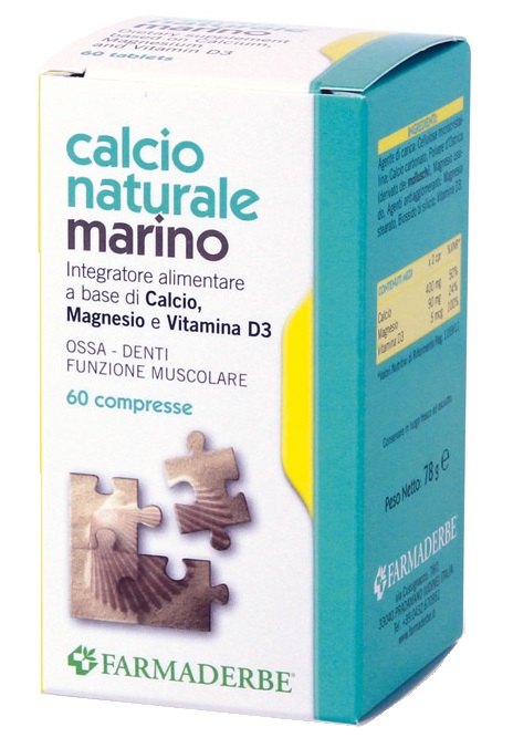 SALCIO NATURALE MARINO 60 COMPRESSE - farmasconti.eu