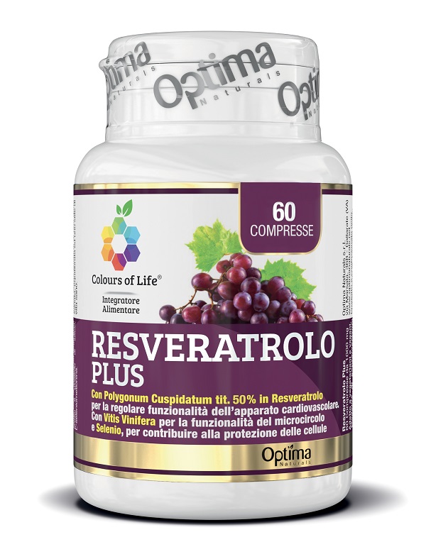 COLOURS OF LIFE RESVERATROLO PLUS 60 COMPRESSE 1000 MG - farmasconti.eu