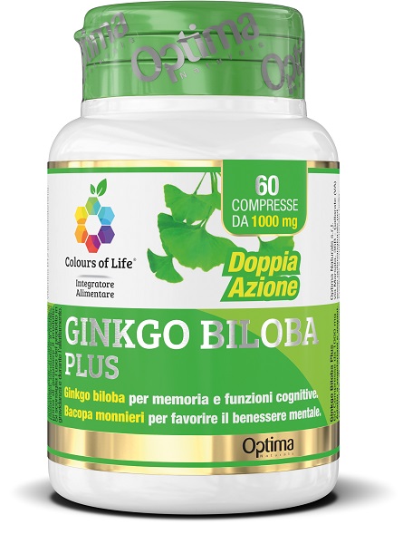 COLORUS OF LIFE GINKGO BILOBA PLUS 60 COMPRESSE 1000 MG - farmasconti.eu