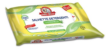 SANO E BELLO SALVIETTE DETERGENTI CITRONELLA 50 PEZZI - farmasconti.eu
