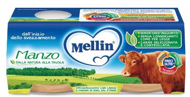 MELLIN OMOGENEIZZATO MANZO 2 X 80 G - farmasconti.eu