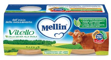 MELLIN OMOGENEIZZATO VITELLO 2 X 80 G - farmasconti.eu