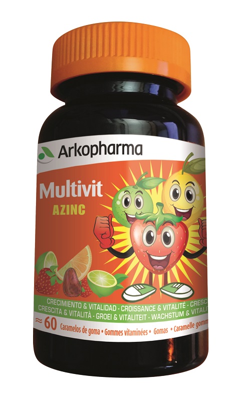 ARKOVITAL MULTIVIT AZINC 60 CARAMELLE GOMMOSE ALLA FRUTTA - farmasconti.eu