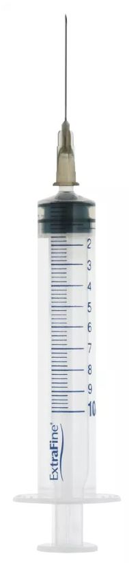 SIRINGA EXTRAFINE IPODERMICA 10 ML AGO 12 GAUGE 22 - farmasconti.eu