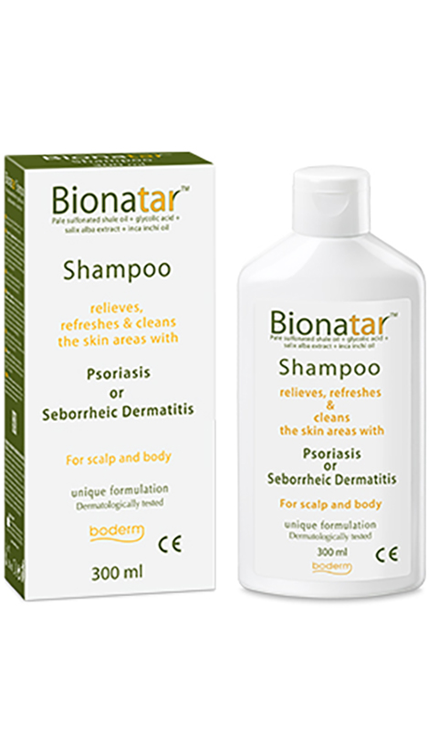BIONATAR SHAMPOO INDICATO IN PRESENZA DI SINTOMI DI PSORIASI O DERMATITE SEBORROICA 300 ML CE - farmasconti.eu