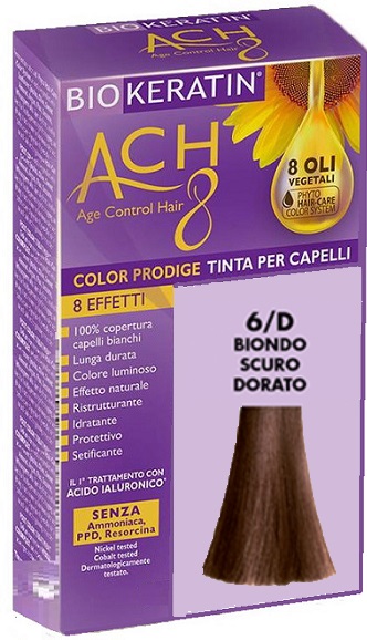 BIOKERATIN ACH8 COLOR PRODIGE 6/D BIONDO SCURO DORATO - farmasconti.eu
