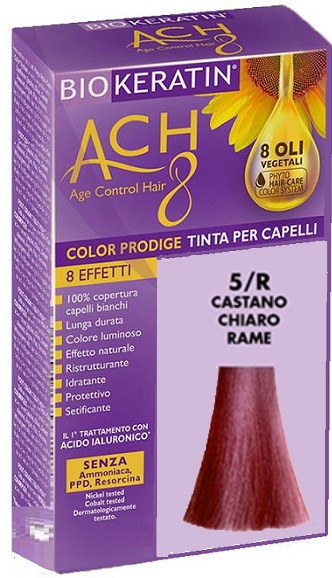 BIOKERATIN ACH8 COLOR PRODIGE 5/R CASTANO CHIARO RAME - farmasconti.eu