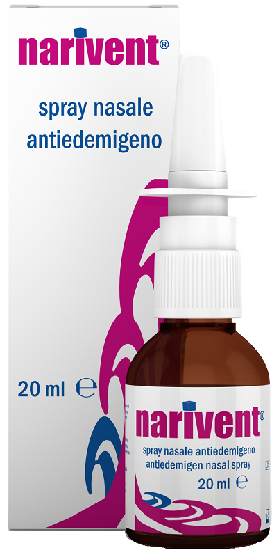 SPRAY NASALE ANTIEDEMIGENO NARIVENT FLACONE 20 ML - farmasconti.eu