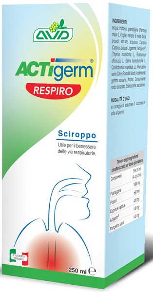 ACTIGERM RESPIRO SCIROPPO 250 ML - farmasconti.eu