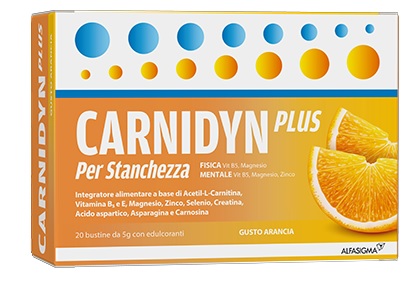 CARNIDYN PLUS 20 BUSTINE DA 5 G GUSTO ARANCIA - farmasconti.eu