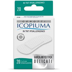 ICOPIUMA CEROTTO IN TESSUTO NON TESSUTO GRANDE 20 PEZZI - farmasconti.eu