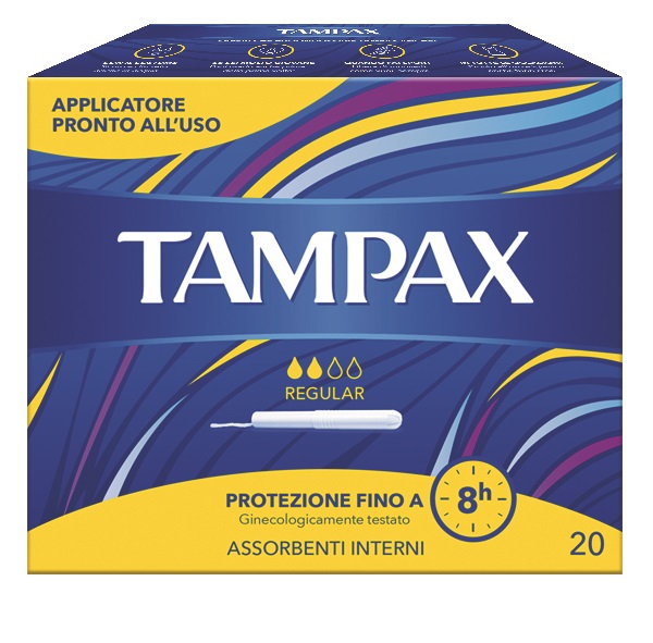 TAMPAX BLUE BOX REGULAR 20 PEZZI - farmasconti.eu