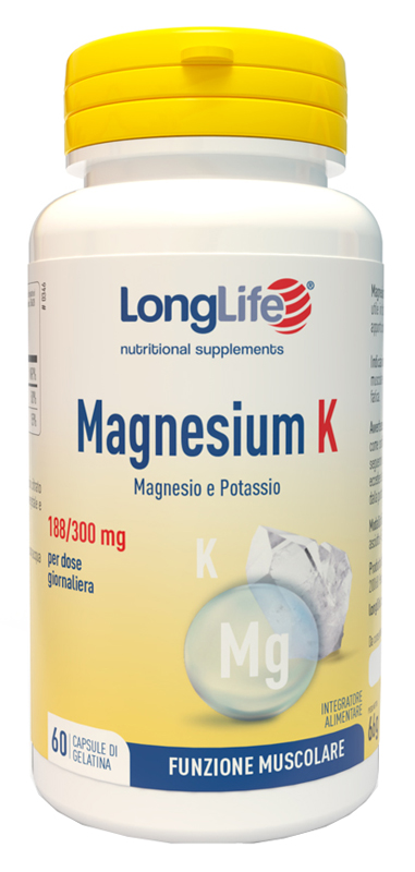 LONGLIFE MAGNESIUM K 60 CAPSULE - farmasconti.eu