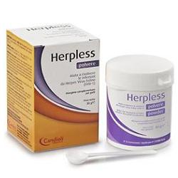 HERPLESS POLVERE BARATTOLO 30 G CON MISURINO - farmasconti.eu