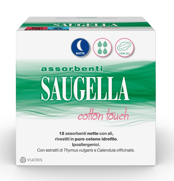 SAUGELLA COTTON TOUCH ASSORBENTI NOTTE 12 PEZZI TAGLIO PREZZO - farmasconti.eu
