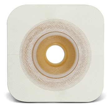 PLACCA CONVESSA NATURA+ PRETAGLIATA 19 MM FLANGIA 45 MM DURAHESIVE E CEROTTO MICROPOROSO 5 PEZZI - farmasconti.eu