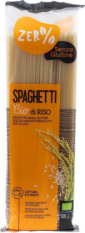 ZERO% GLUTINE PASTA RISO SPAGHETTI SENZA GLUTINE BIO 500 G - farmasconti.eu