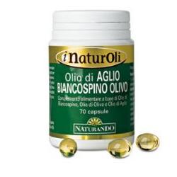 NATUROLI OLIO DI AGLIO BIANCOSPINO OLIVO 70 PERLE - farmasconti.eu