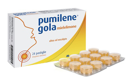 PUMILENE GOLA MIELE LIMONE 24 PASTIGLIE - farmasconti.eu