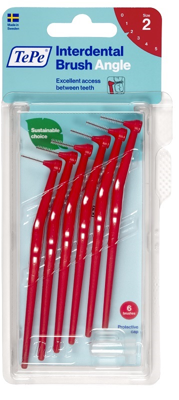 TEPE ANGLE SCOVOLINO ROSSO 0,5MM 6 PEZZI - farmasconti.eu