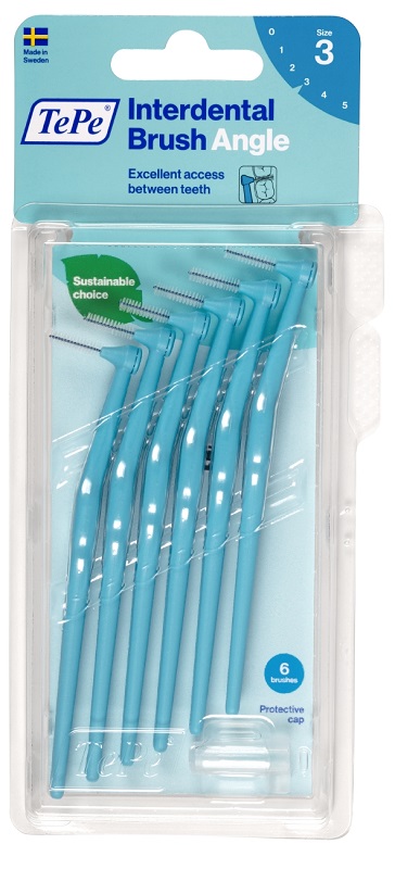TEPE ANGLE SCOVOLINO BLU 0,6MM 6 PEZZI - farmasconti.eu