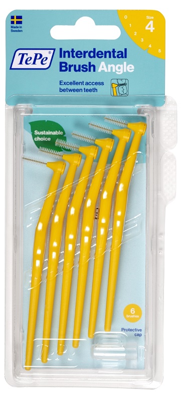 TEPE ANGLE SCOVOLINO GIALLO 0,7MM 6 PEZZI - farmasconti.eu