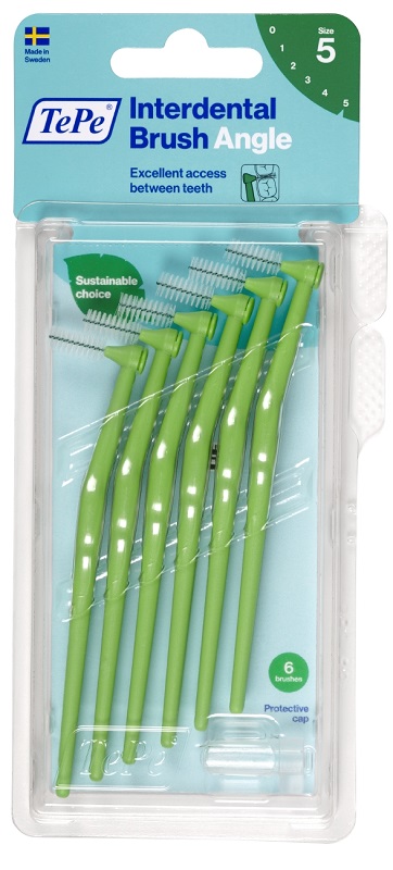TEPE ANGLE SCOVOLINO VERDE 0,8MM 6 PEZZI - farmasconti.eu