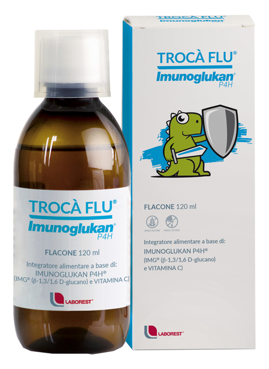 TROCA' FLU' IMUNOGLUKAN FLACONE 120 ML - farmasconti.eu