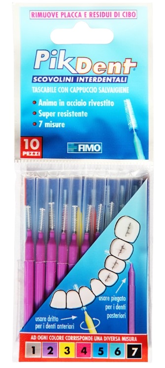PIKDENT STUZZICOLINO 2 VIOLA 10 PEZZI - farmasconti.eu