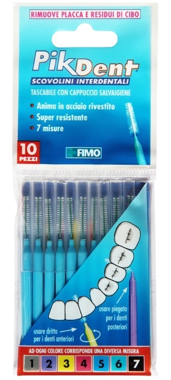 PIKDENT STUZZICOLINO 5 AZZURRO 10 PEZZI - farmasconti.eu