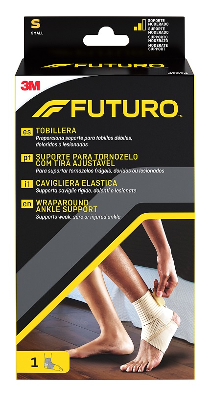 CAVIGLIERA ELASTICA FUTURO MEDIUM DIMENSIONE 20,5/23CM - farmasconti.eu
