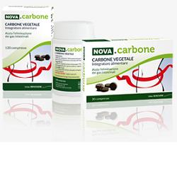 NOVA CARBONE VEGETALE 120 COMPRESSE - farmasconti.eu