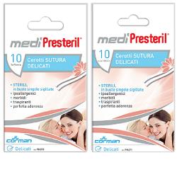 CEROTTO PER SUTURA MEDIPRESTERIL DELICATO TNT 3X75MM 10 PEZZI - farmasconti.eu