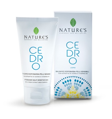 NATURE'S CEDRO UOMO BALSAMO DOPOBARBA PELLI SENSIBILI 75 ML - farmasconti.eu