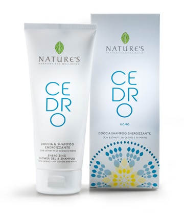 NATURE'S CEDRO UOMO DOCCIASHAMPOO ENERGIZZANTE 200 ML - farmasconti.eu