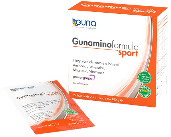 GUNAMINOFORMULA SPORT 24 BUSTE 180 G - farmasconti.eu