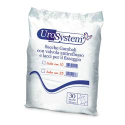 SACCA DI DRENAGGIO DA GAMBA PER INCONTINENZA UROSYSTEM TUBO 10 CM 30 PEZZI - farmasconti.eu