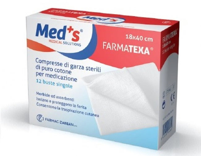 GARZA COMPRESSA MEDS 12/12 18X40CM 12 PEZZI - farmasconti.eu