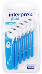 INTERPROX PLUS CONICO BLU 6 PEZZI - farmasconti.eu